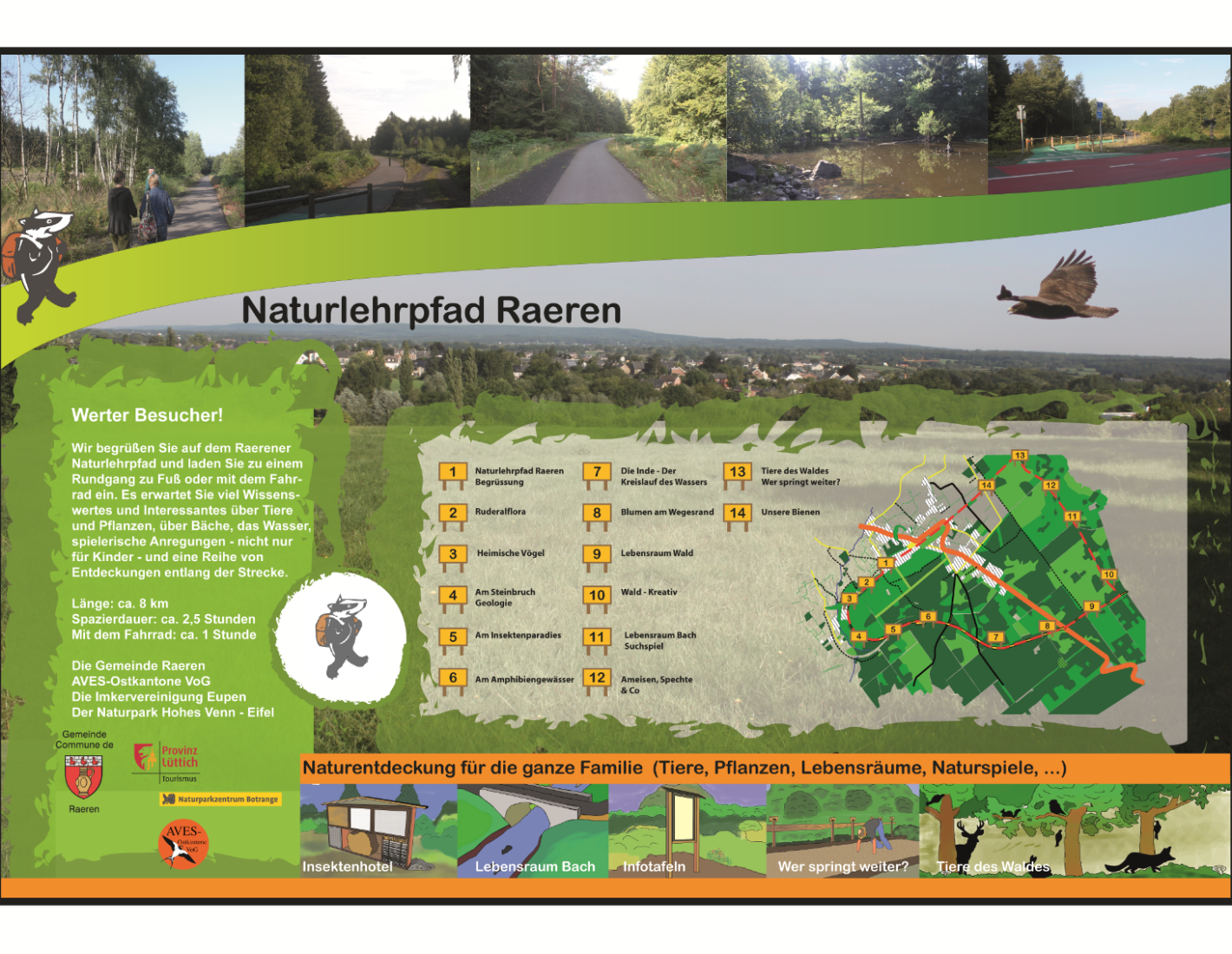 Naturlehrpfad - Starttafel