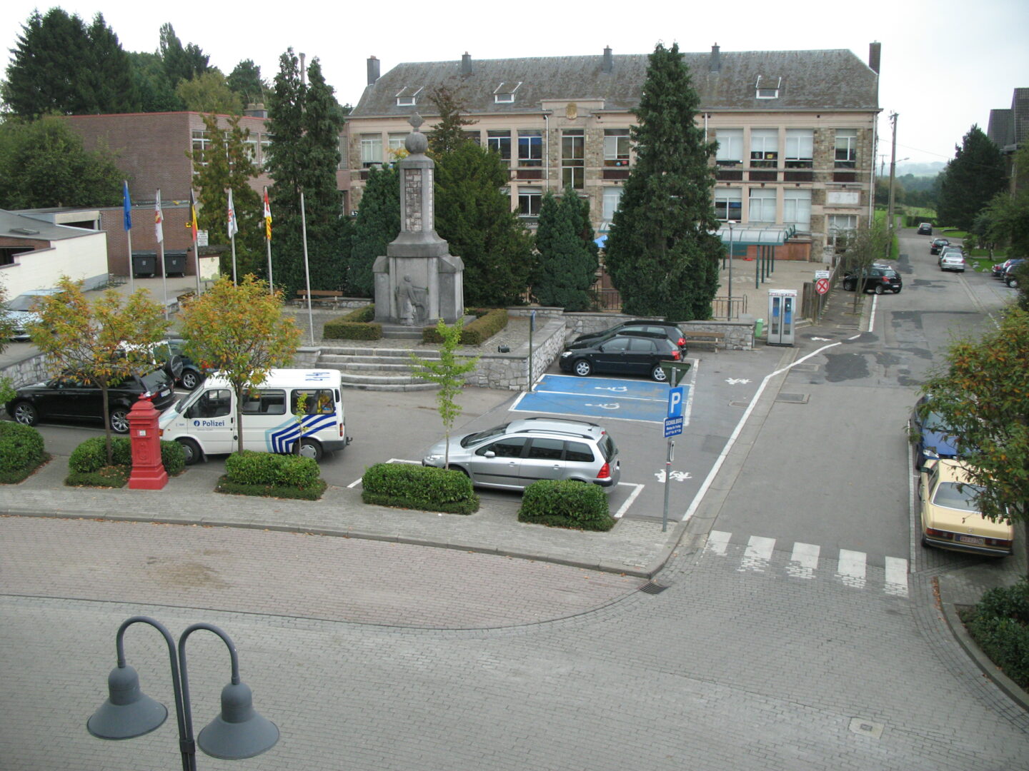 Vor dem Umbau Parkplatz Driesch